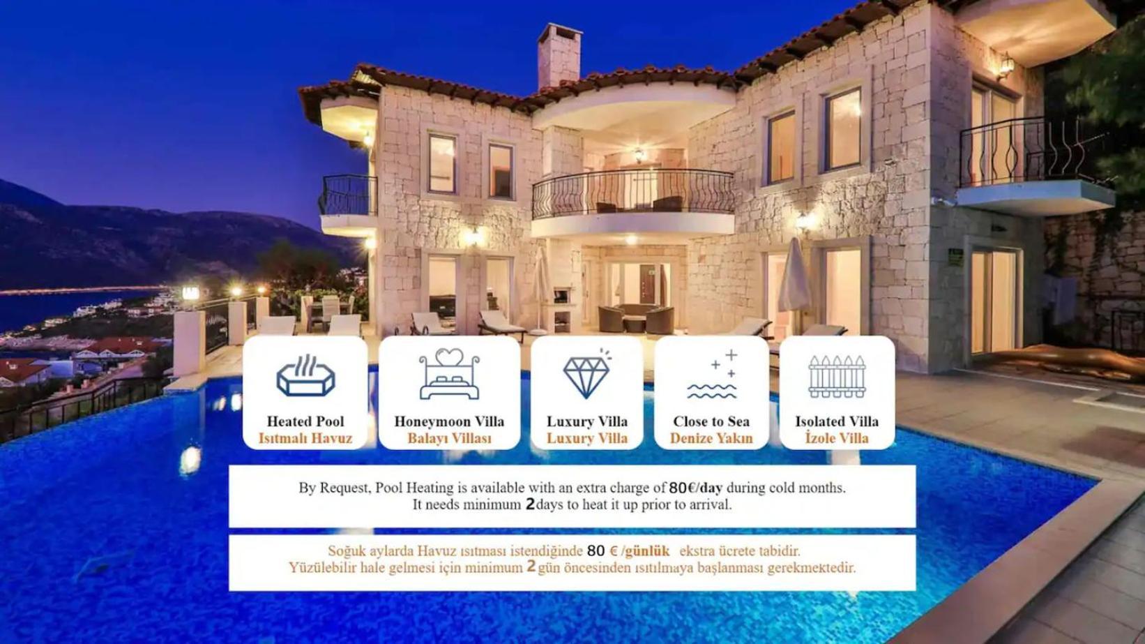 Villa Mavi Manzara 卡斯 外观 照片
